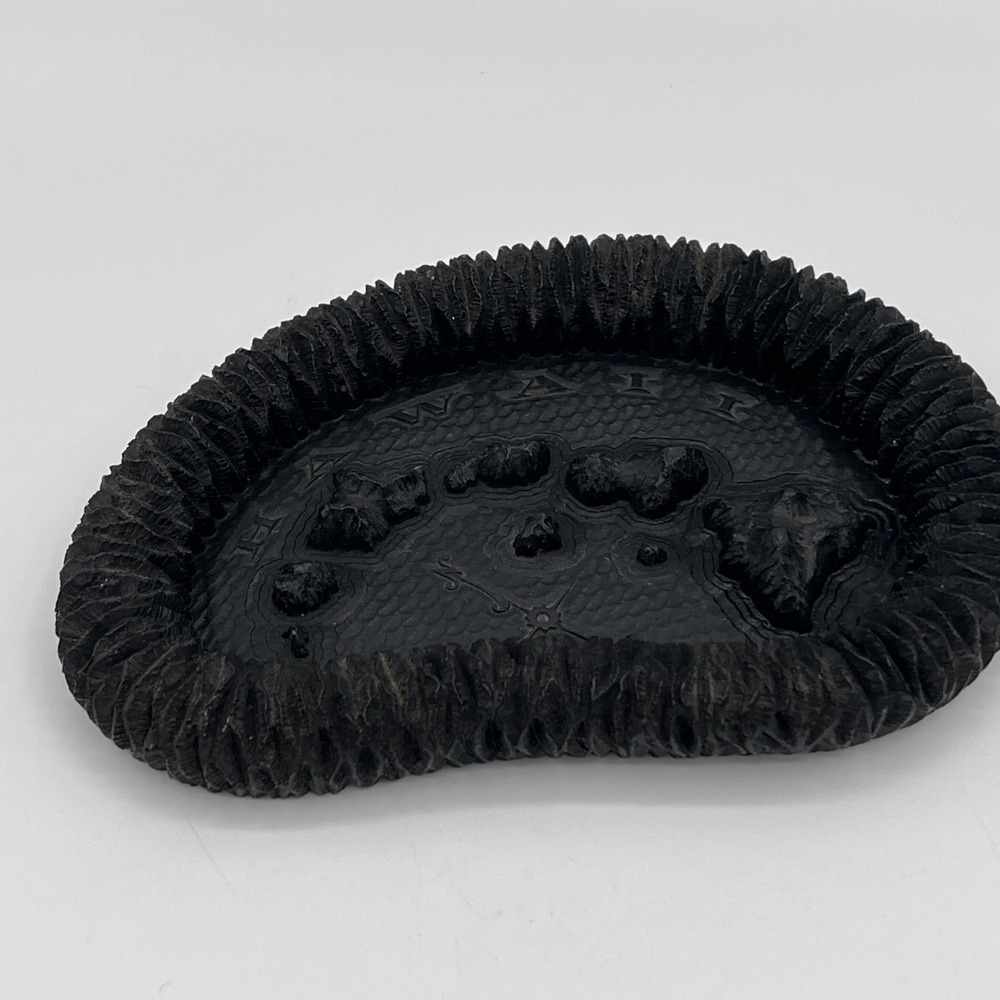 Vintage Ash Tray Coco Joe's of‎ Hawaii Island made from lava